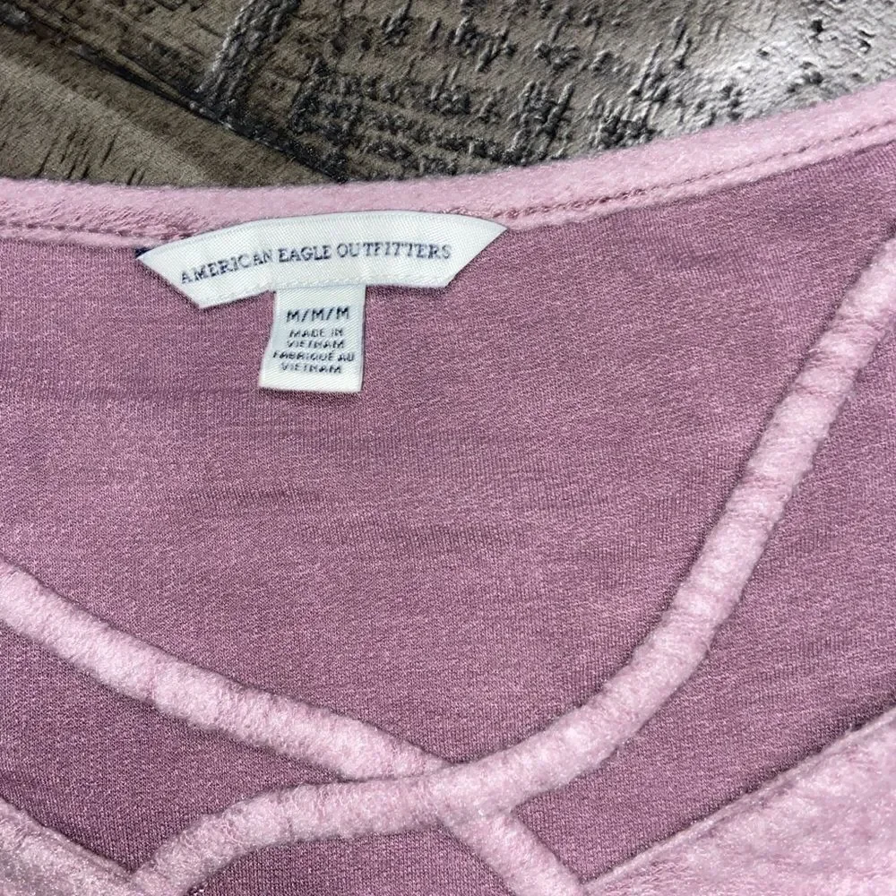 American eagle cross front very soft lightweight sweater
